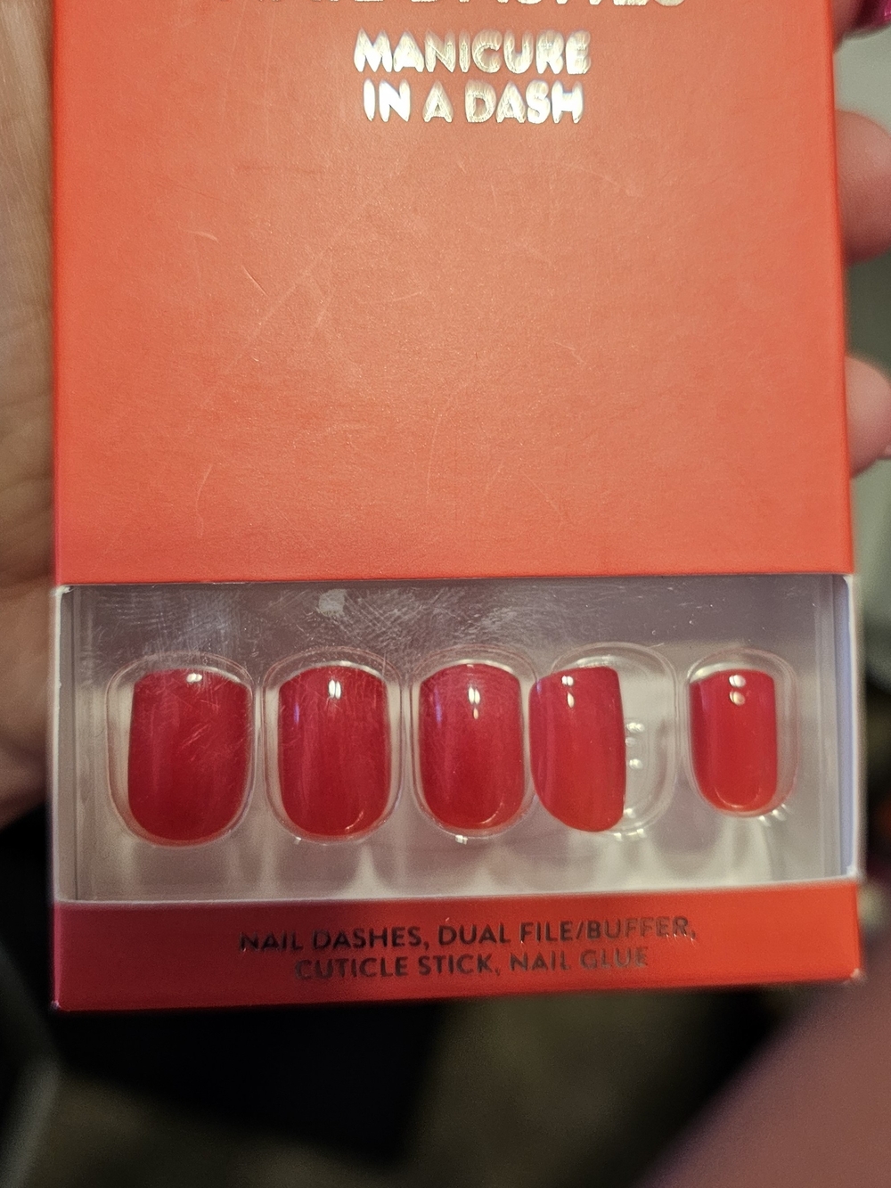 Classic Red Press-On Nail Set — Ready-to-Wear Red Manicure